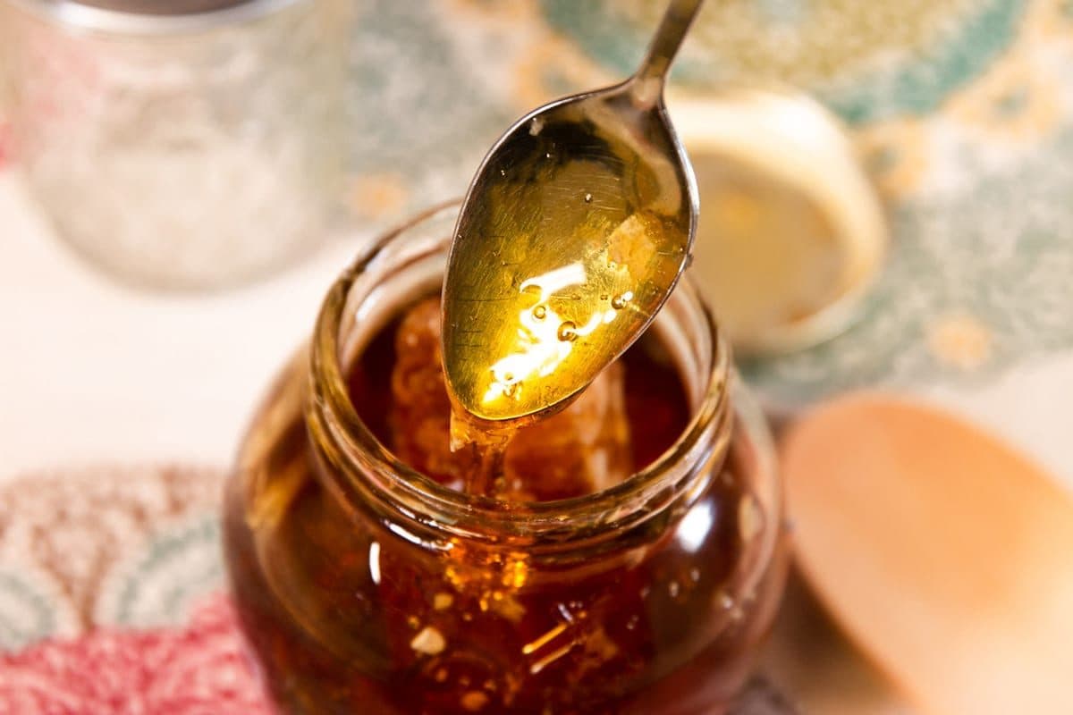 A jar of honey